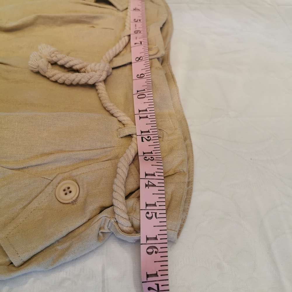 Chances R Linen Blend Shorts. Size Medium - Picture 5 of 7
